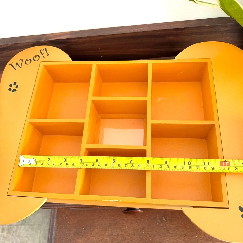 Dog Bone Shaped Collection Shelf Cubby Picture Frame Wall Hanging Shadow Box